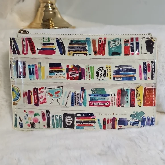Kate Spade Vibrant Clutch with Book Print - Picture 5 of 9